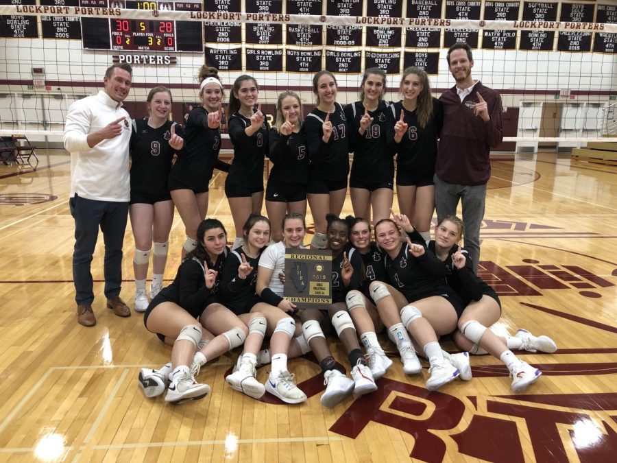 (From top left to right in order: Coach Mraz, Kate Sadler, Taylor Morgan, Emily DeBlecourt,  Dovile Gorys, Nadia Goich, Lindsay Oldendorf, Rebecca Oldendorf,  Coach Zeimetz, 
Bottom row: Xeni Lavvas, Eileen Mitchell, Ellie Anselmo, Leena Ajibola, Morgan Schmutzler, Nora Dykstra, Cameryn DeBlecourt - Not pictured: Hannah Knippenberg) 