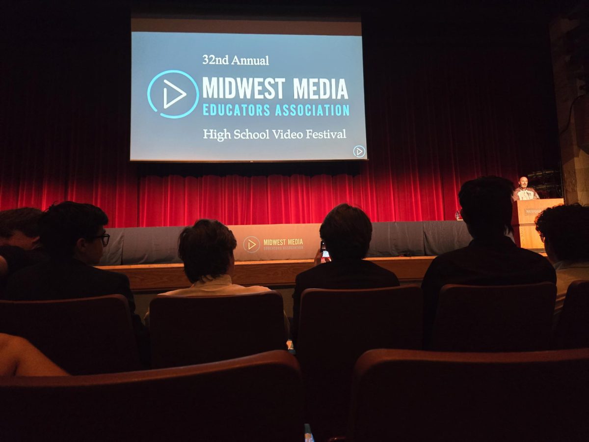 Lockport's Club Create students wait for the event to start.