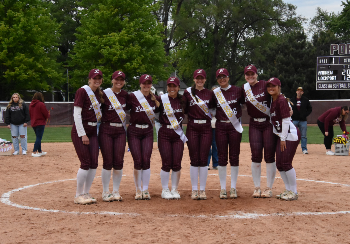 Lockport seniors on their celebratory Senior Night on May 22