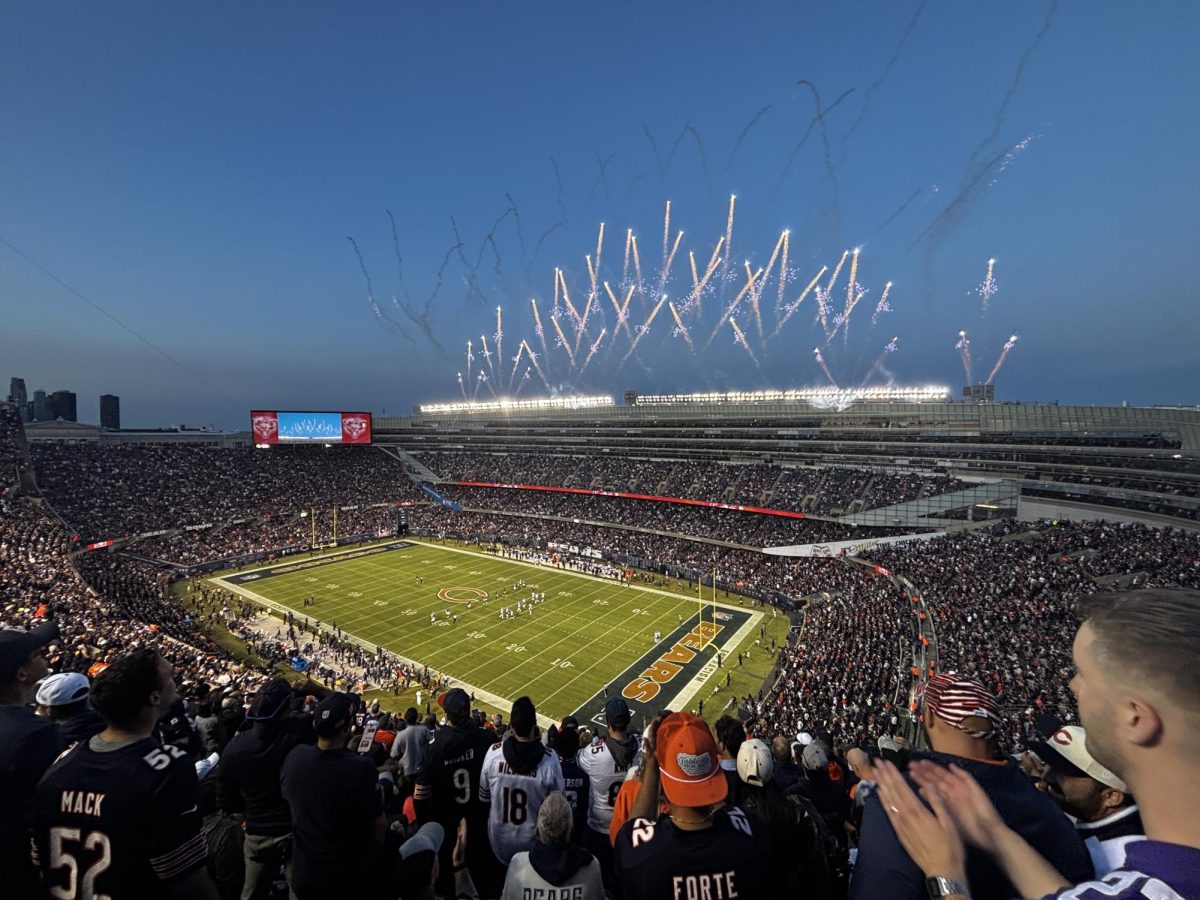 The Chicago Bears on opening night 