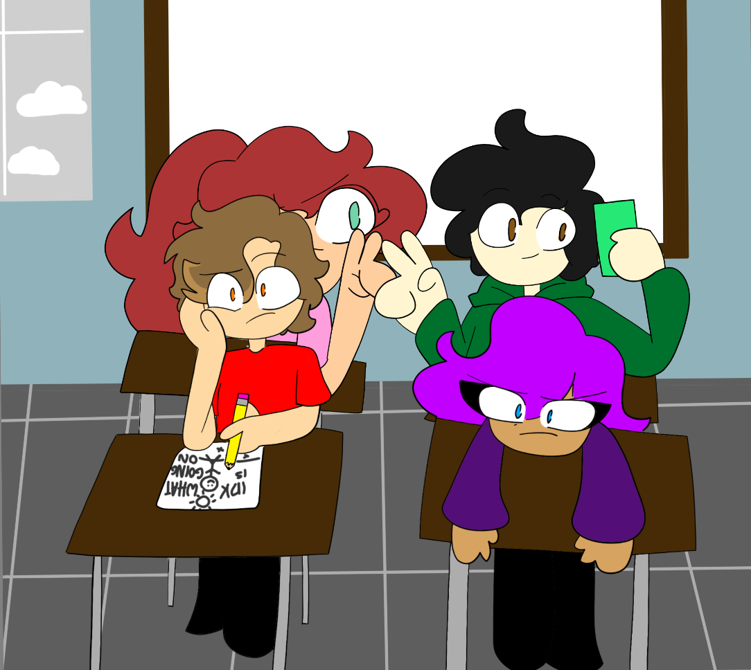 "Students struggle to stay focused and interested in their Spanish class."

Image digitally illustrated by Emma Lasko. 
