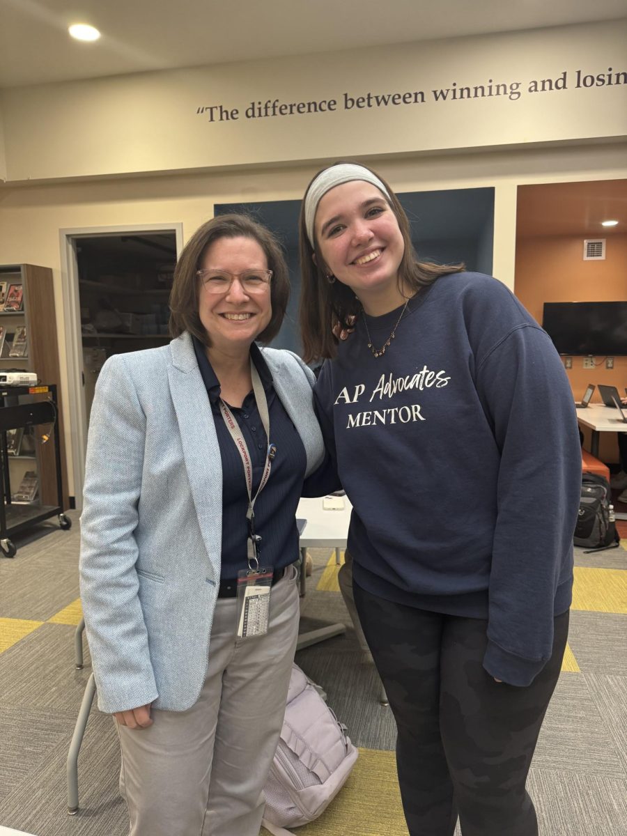 Dr. Gilbert and AP Advocate Josephine Elsen at the most recent AP Advocates meeting on Feb. 5, 2026.

Photo credit: Zaira Reyes