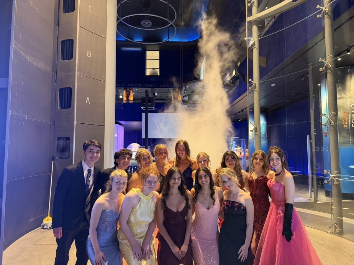 LTHS students enjoying the science storms tornado simulation at the Museum of Science and Industry during prom.

Photo credit: Abigail Carroll 